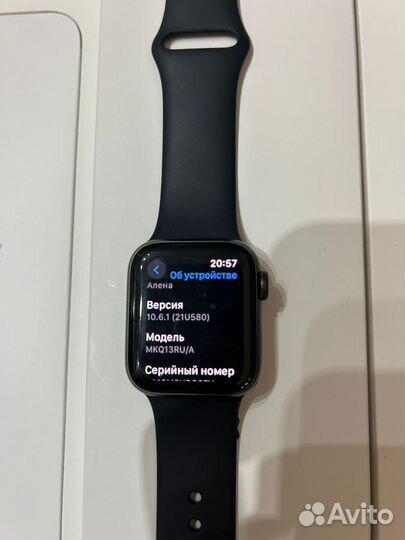 Часы apple watch se 40 mm midnight