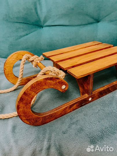 Санки для съемки новорожденных/новогодний реквизит