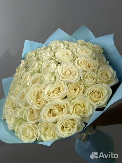 Розы 51 белые 50см Москва