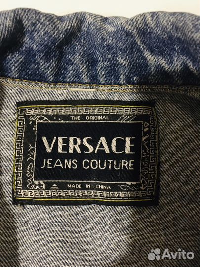 Джинсовая курткаVersace на девочку 6-7 лет