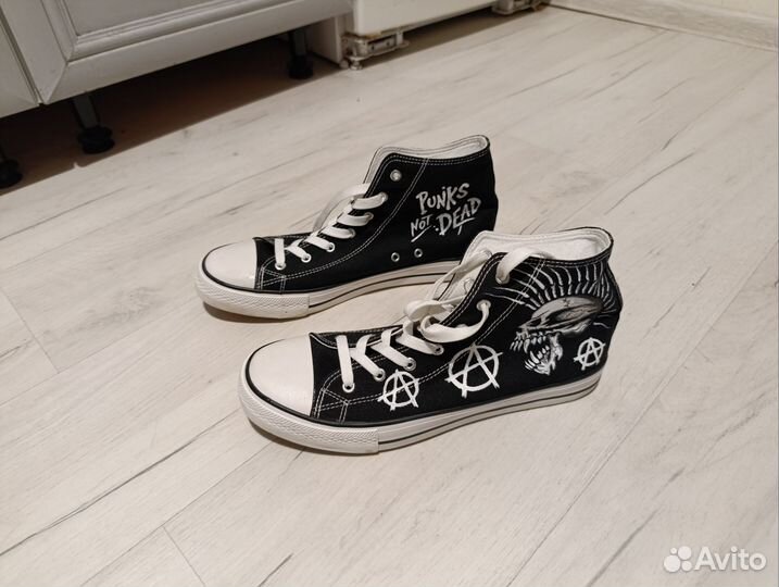 Панк кеды vans кастом