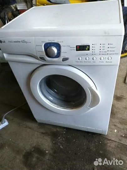 Стиральная машина LG wd 1022c(нерабочая4.5кг.44см