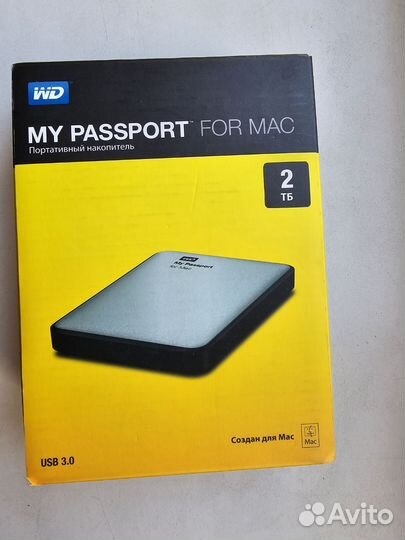Внешний жесткий диск 2тб WD My passport новый