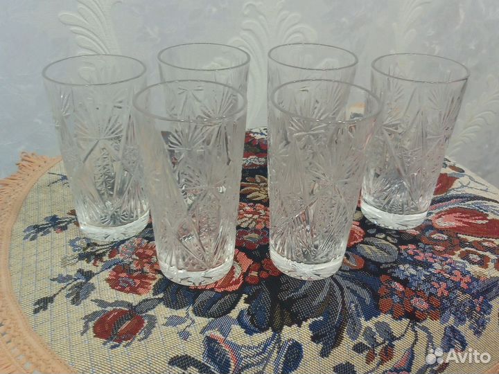 Хрустальные стаканы