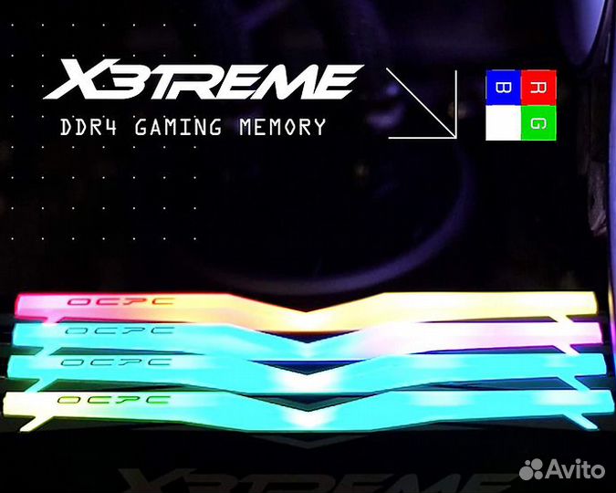 8Gb DDR4 3200MHz ocpc X3 RGB Red (MMX3A8GD432C16RE