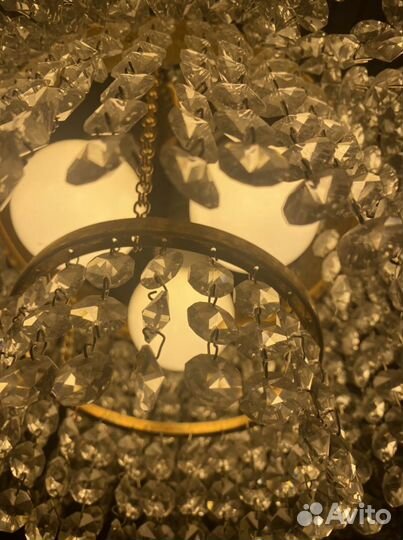 Люстра хрустальная