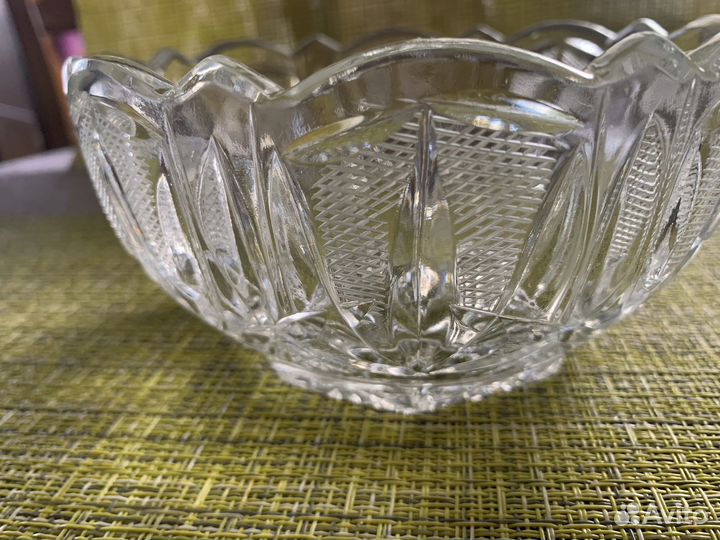 Ваза хрустальная винтажная