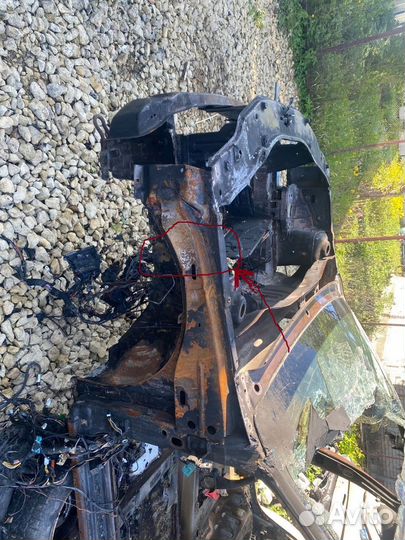 Кузовной отпил морда рено дастер