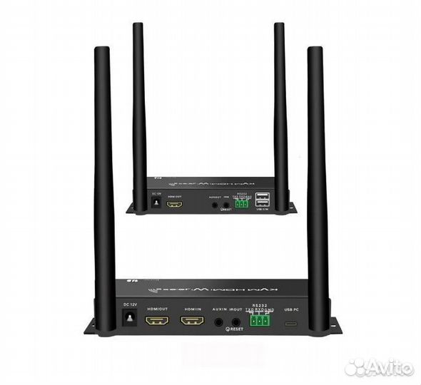 KVM hdmi+usb беспроводной удлинитель 4k на 100м