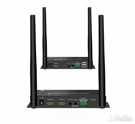 KVM hdmi+usb беспроводной удлинитель 4k на 100м