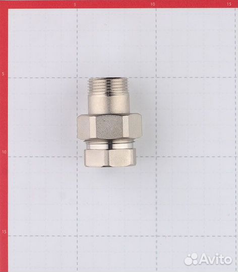 Американка прямая Stout (SFT-0041-000034) 3/4 вр(г) х 3/4 нр(ш) латунная