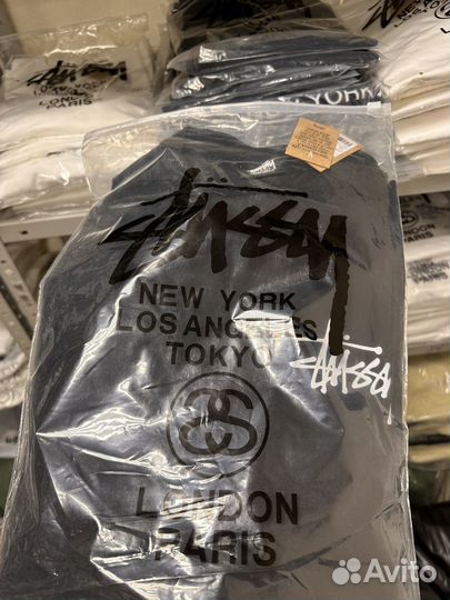 Лонгслив Stussy Basic черный