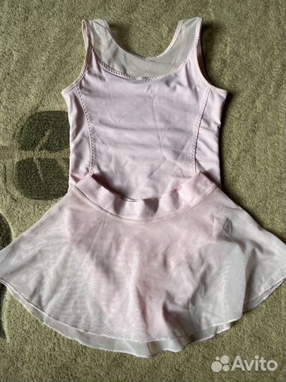 Купальник и юбка для хореографии 134-140см