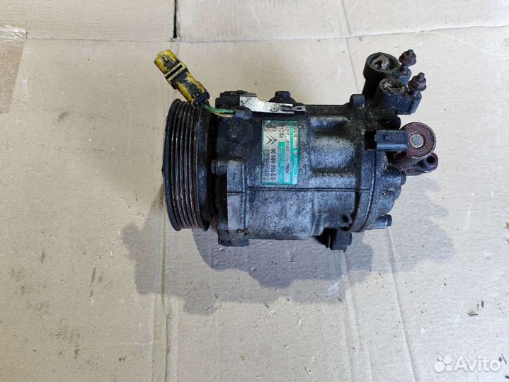 Компрессор кондиционера 9650985580 Peugeot 607 2.7