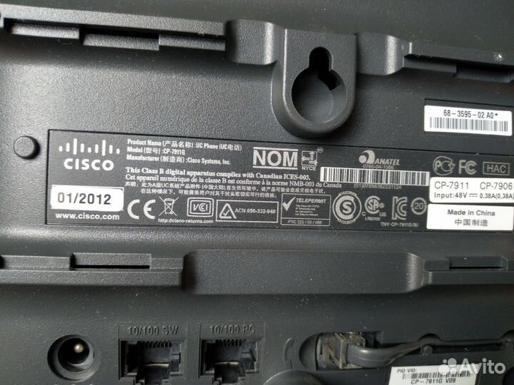 IP телефоны Cisco