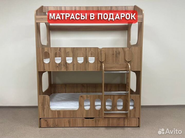 Детская двухъярусная кровать 