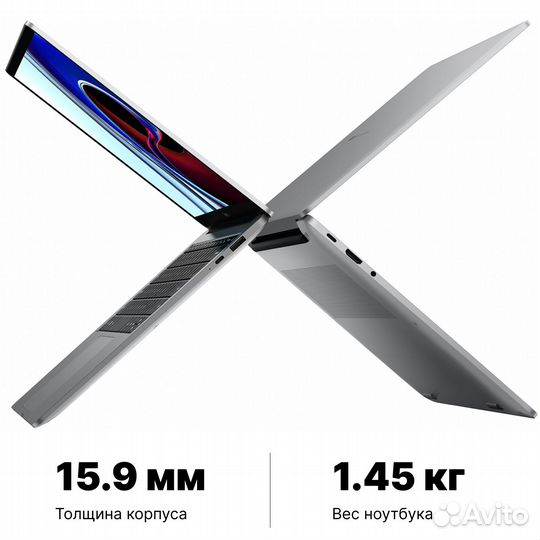 Ноутбук Xiaomi RedmiBook Pro 14 2022 Ryzen 7, 16GB