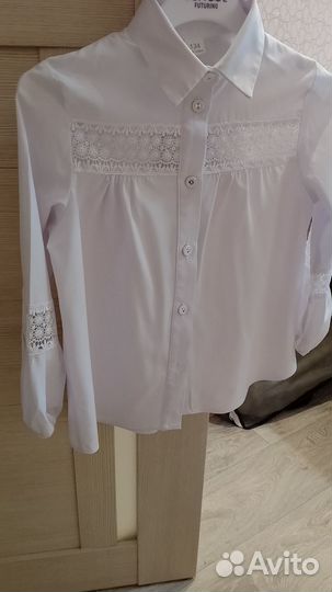 Белая блузка 134