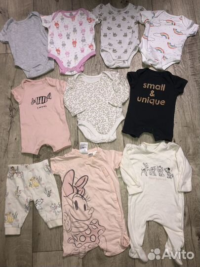 Пакет вещей для девочки 3-6 мес