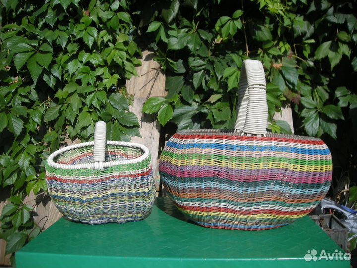 Корзинки СССР веселенькие из проволоки самовывоз