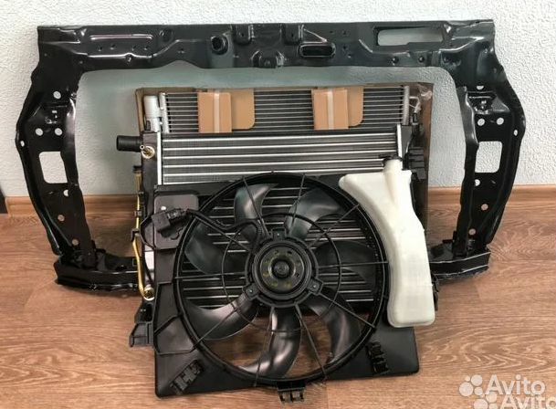 Радиатор в сборе + вентилятор Kia Rio 2015-2017