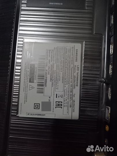 Разбор Samsung UE43NU7450