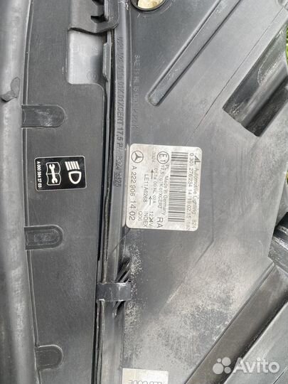 Фара правая Mercedes-Benz S-class w222 A2229061402