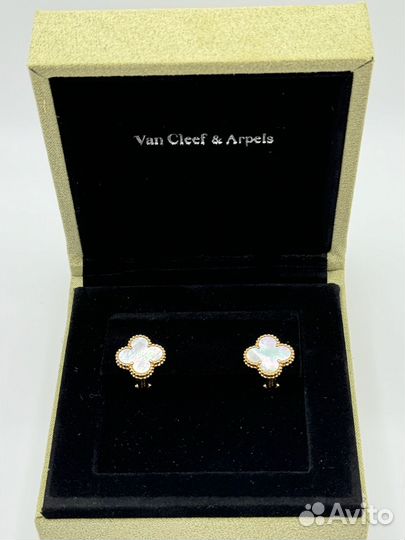 Серьги Van Cleef & Arpels, золото 750 пробы