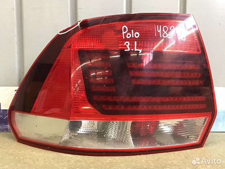 Фонарь задний левый VW Polo (Sed RUS) 2011-2020