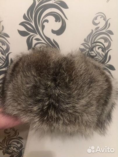 Шапка-ушанка из чернобурки