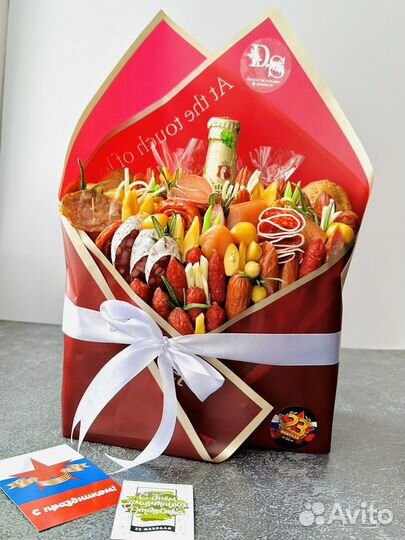 Съедобные букеты мужские