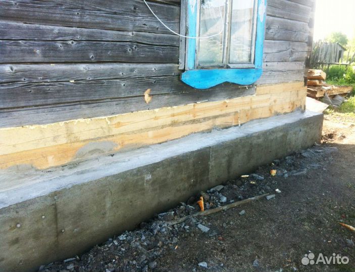 Замена нижних венцов