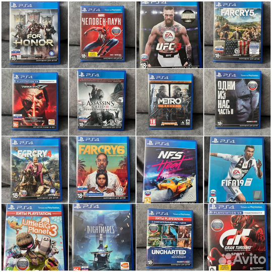 Игры на Ps4 диски