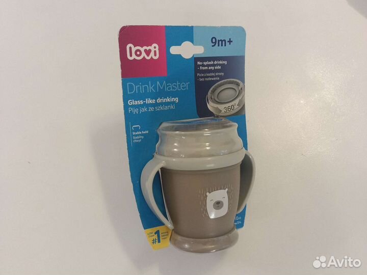 Поильник-кружка lovi 360 новый в упаковке