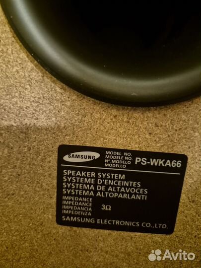 Сабвуфер пассивный Samsung PS-WKA66