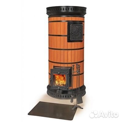 Печь для бани кирпичная, закрытая каменка