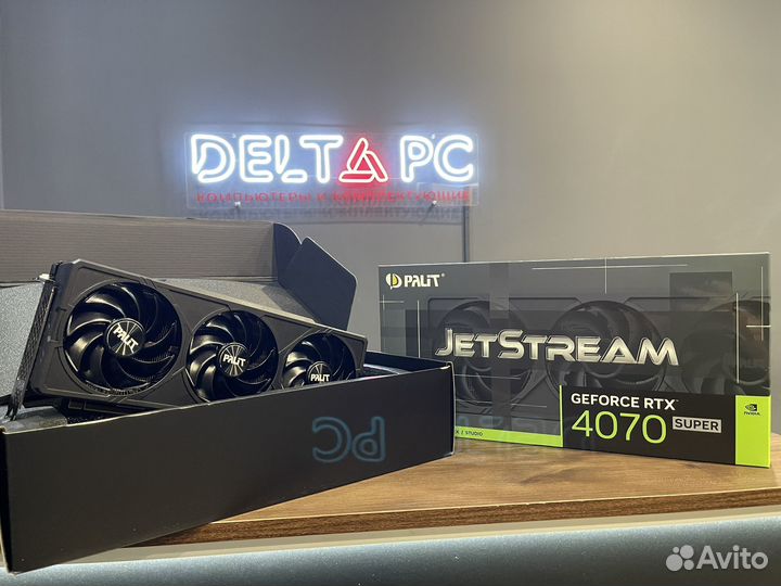 Видеокарта RTX 4070 Super Palit Jetstream