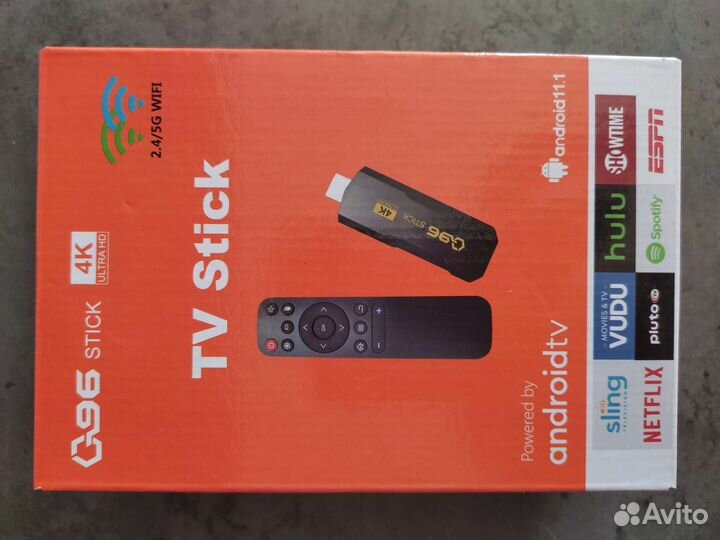 Android приставка Q96 stick 4k tv 8/128gb