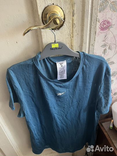 Футболка reebok speedwick M синяя новая
