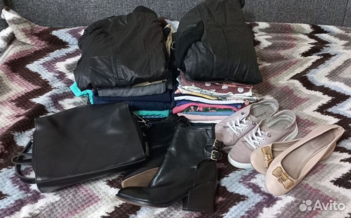 Вещи пакетом на девушку 46 р