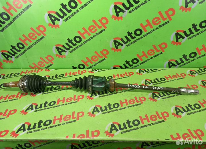 Привод toyota mark II GX105 1G-FE передний правый