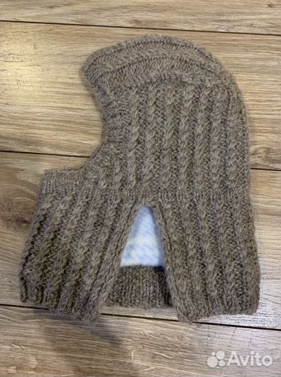 Шапка шлем детская зимняя