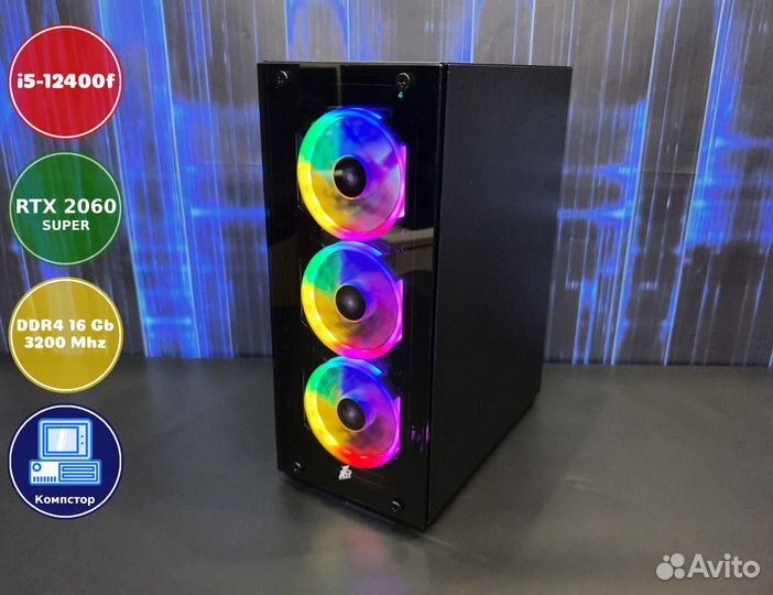 Игровой компьютер i5-RTX2060SUP-16DDR4-FSQ4537-H610
