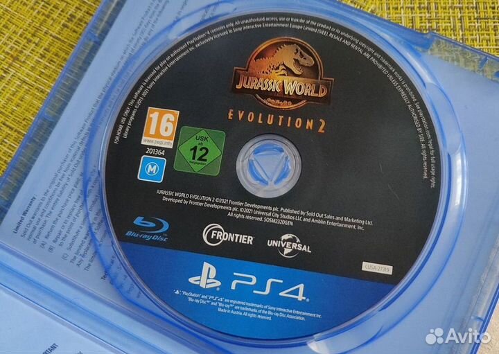 Игра Jurassic World evolution 2 ps4 / ps5