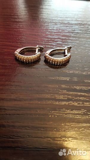 Серьги серебро