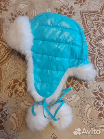 Шапка р.52 ушанка зимняя (Россия) сост.новой