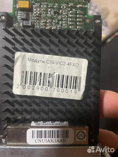 Модуль cisco VIC2-4FXO