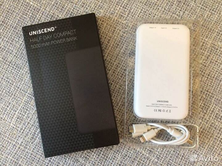 Внешний аккумулятор power bank Uniscend (новый)