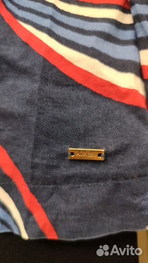 Tommy Hilfiger яркая хлопковая блузка
