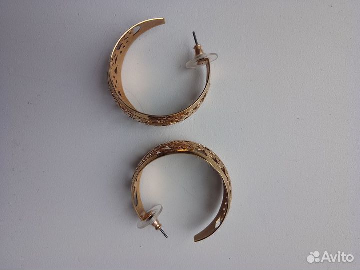 Серьги кольца бижутерия